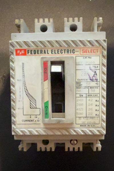 Federal Electric 200A MCCB