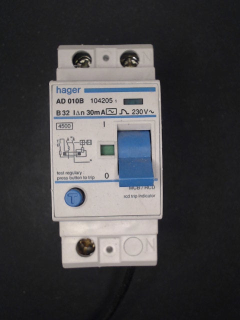 Hager B32 RCBO AD010B