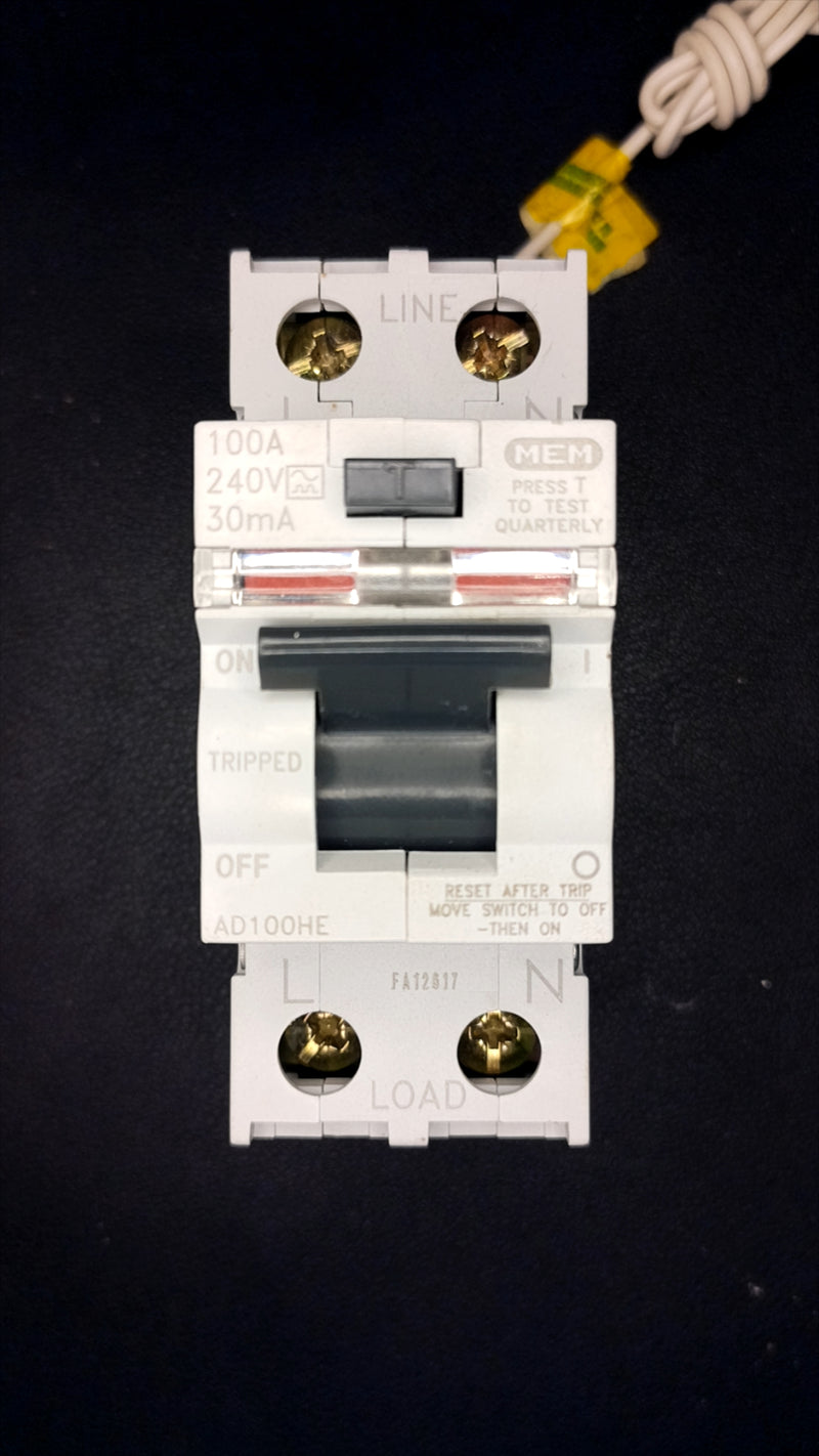 MEM AD100HE 100A RCD (2-Pole)