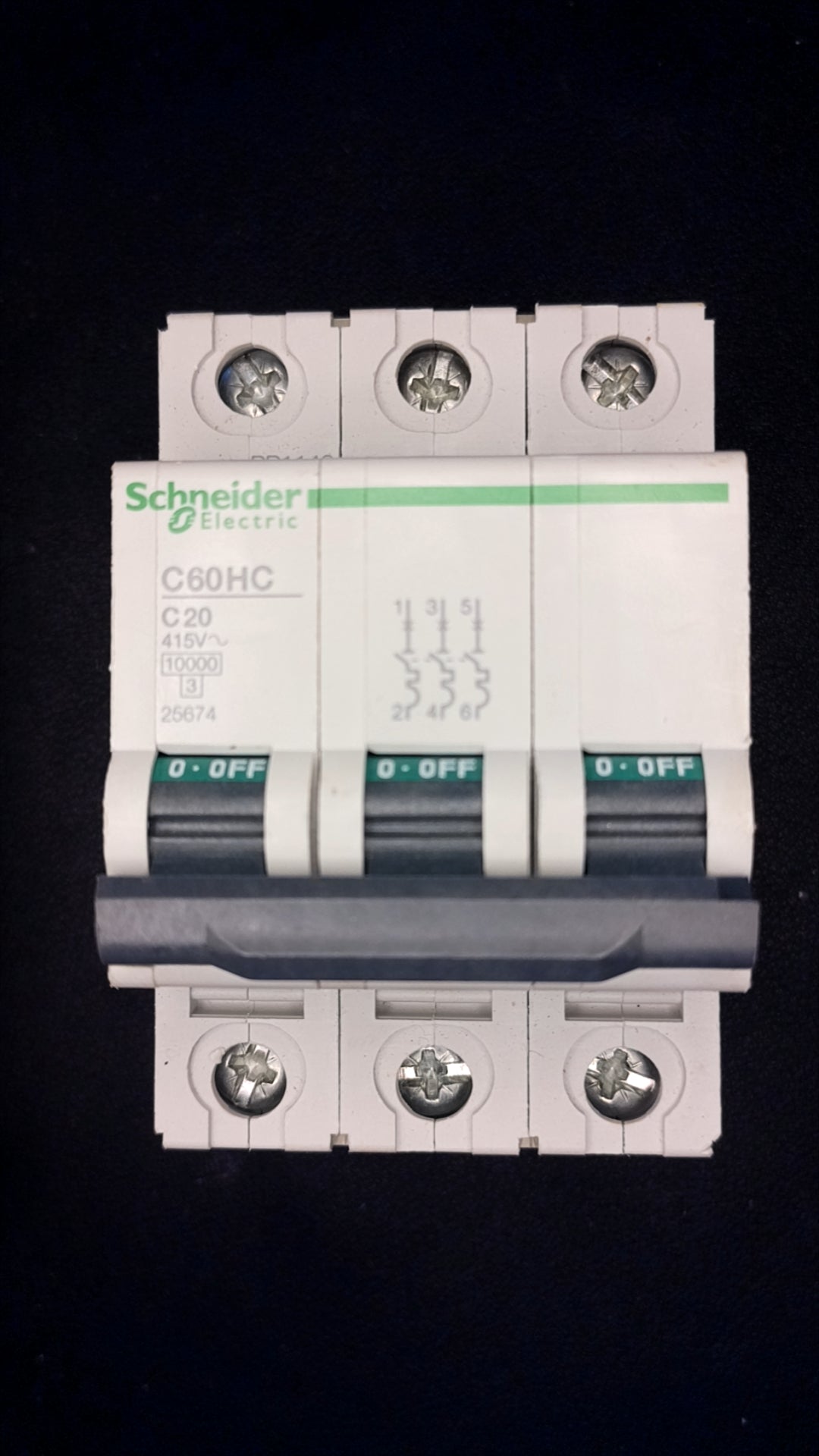C20 Schneider Electric C60HC 20A 25674