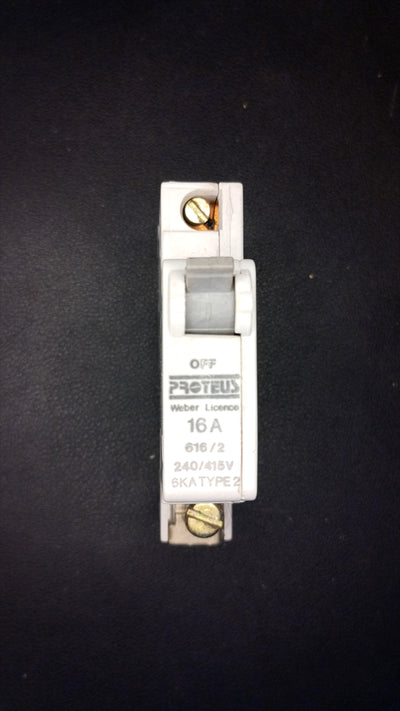 C16 Proteus 616/2 16A Circuit Breaker