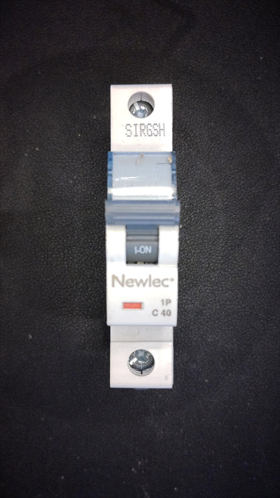 C40 Newlec 40C 1P Circuit Breaker (40A, Single Pole)