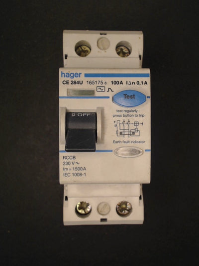 Hager CE284U 100A RCD