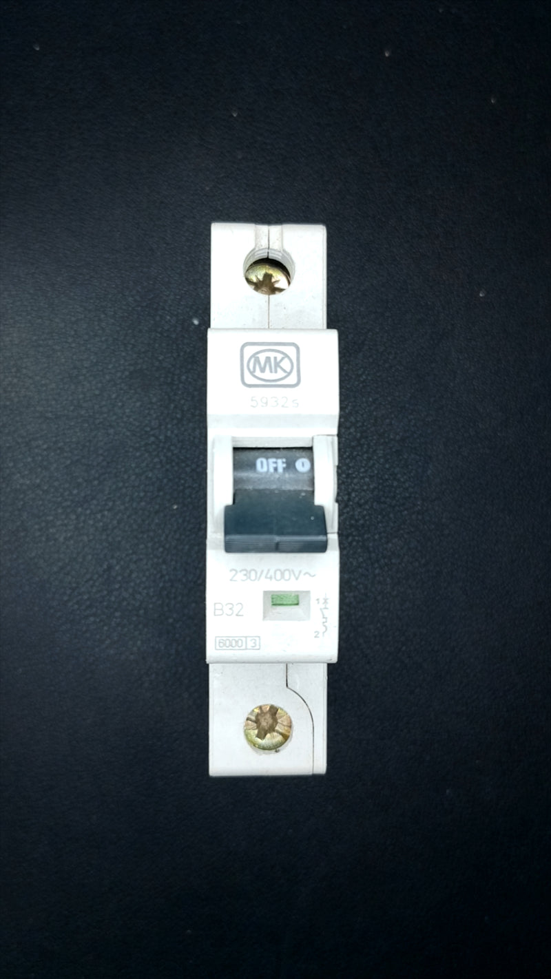 B32 MK 5932s 32A (Single Pole MCB)