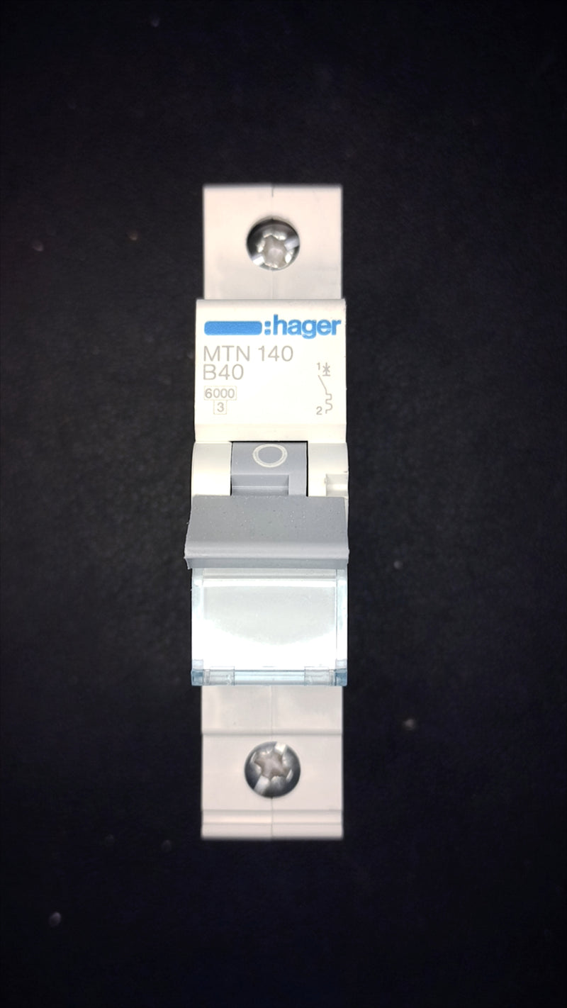 B40 Hager MTN 140 40A Circuit Breaker