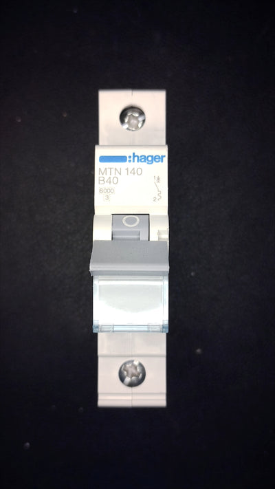 B40 Hager MTN 140 40A Circuit Breaker