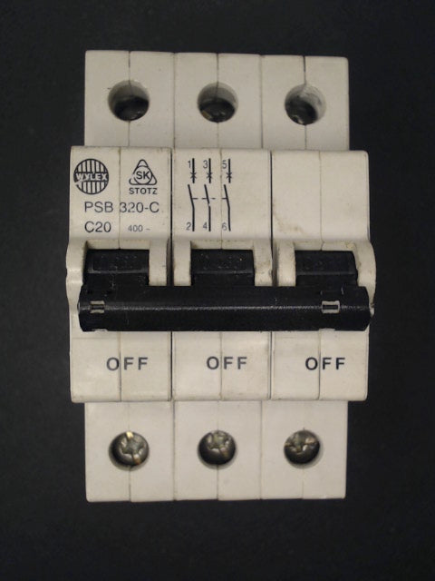 Wylex PSB320-C 20A MCB