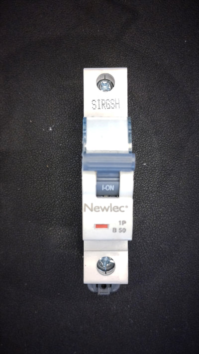B50 Newlec 1P 50A Circuit Breaker