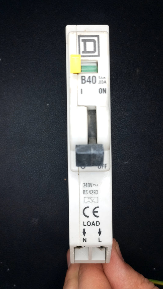 B40 Square D RCBO Qwikline (QOE140B03)