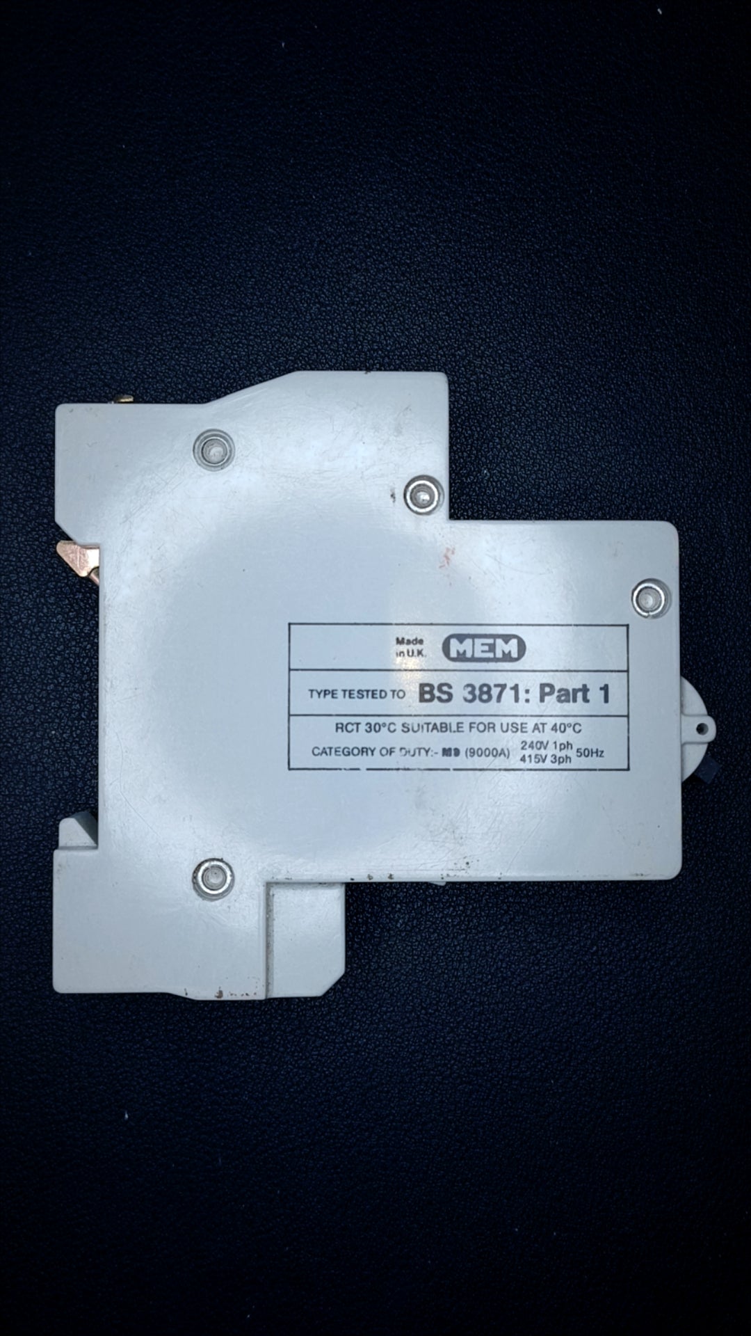 C16 MEM 161MB 16A Single Pole Circuit Breaker