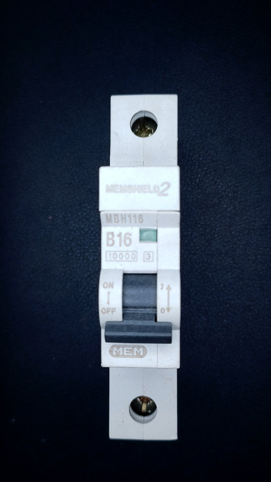 B16 MEM MBH116 16A Circuit Breaker
