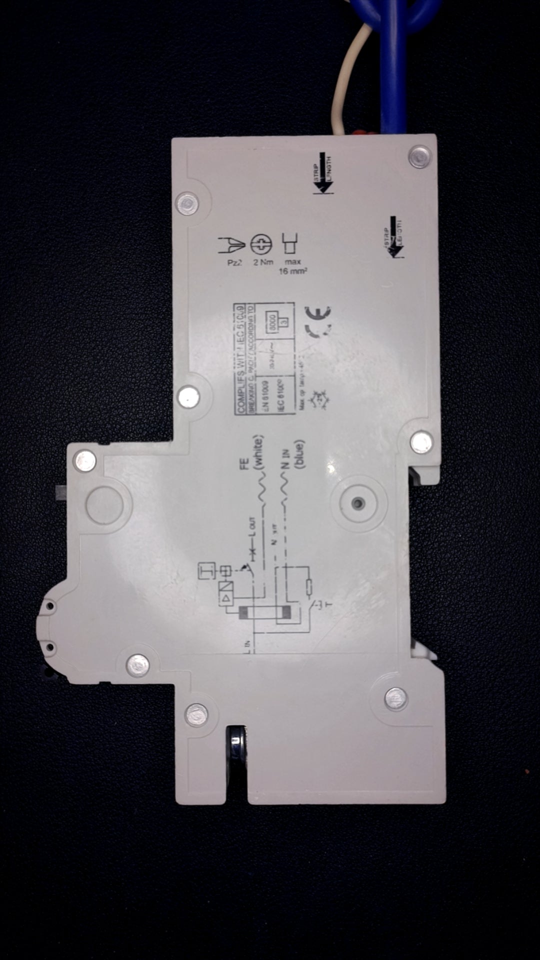 B32 Wylex NHXSBS1B32 32A RCBO (Single Pole, 30kA)