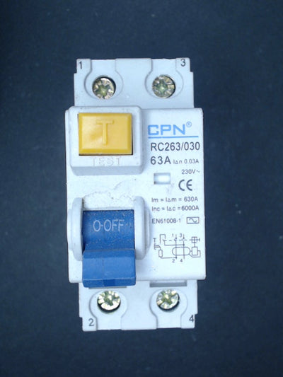 Cpn RC263 63A RCD
