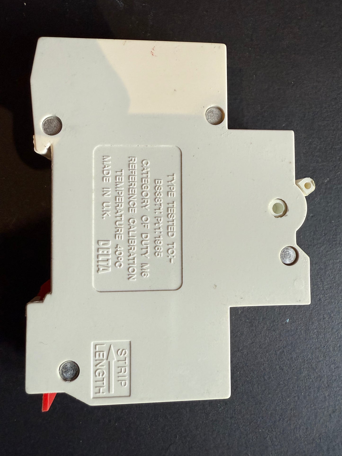 MEM 2000 MCB 6 Amp Type 2 6A Single Pole Breaker AB06S2