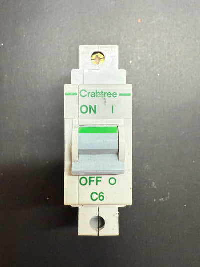 C6 Crabtree Polestar MCB M9 (Single Pole, 6A)