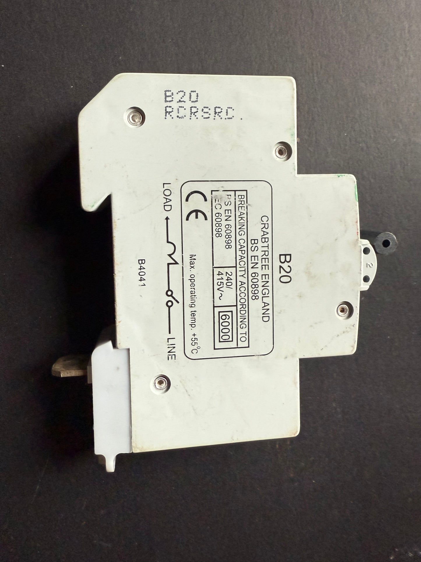 Crabtree MCB B20 61/B20 B4041