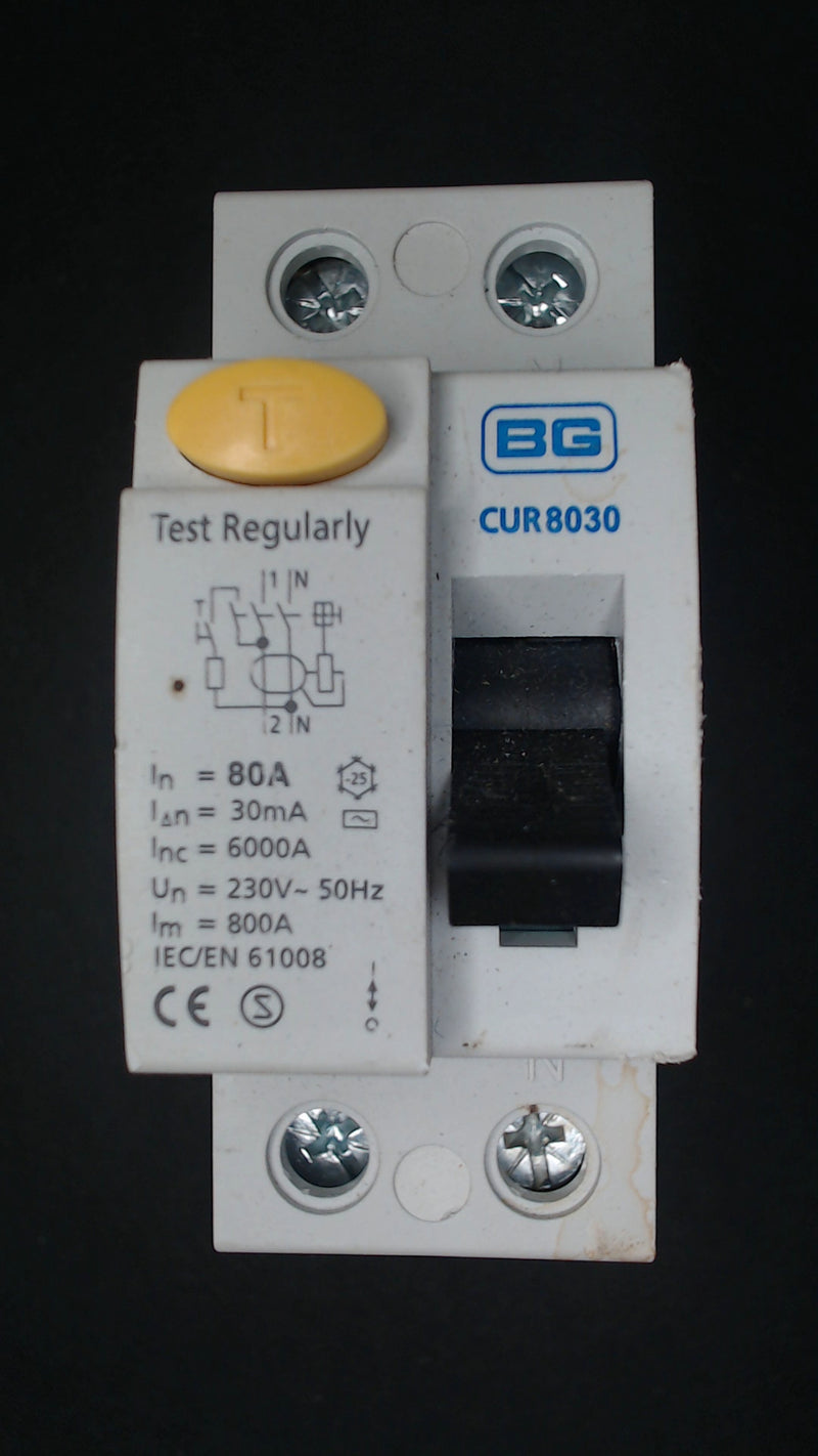 Bg CUR8030 80A RCD 30ma