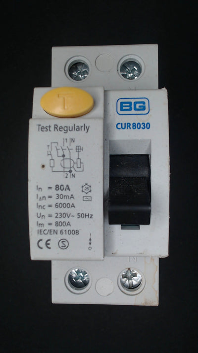 Bg CUR8030 80A RCD 30ma