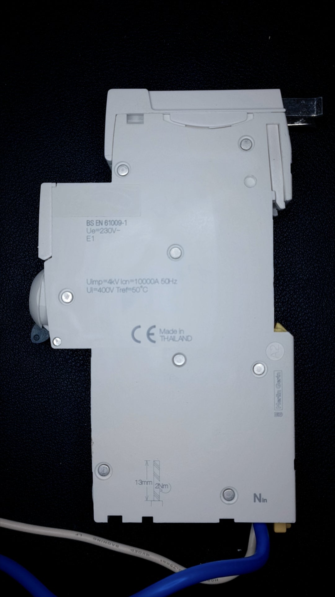 B16 Schneider Electric IKQE RCBO (16A, 1 Pole, 10000A Breaking Capacity)
