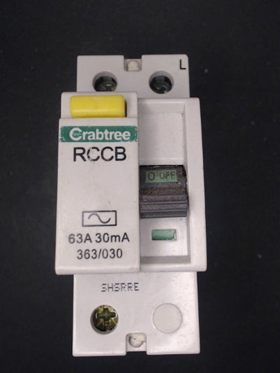Crabtree 63A RCCB 5760s