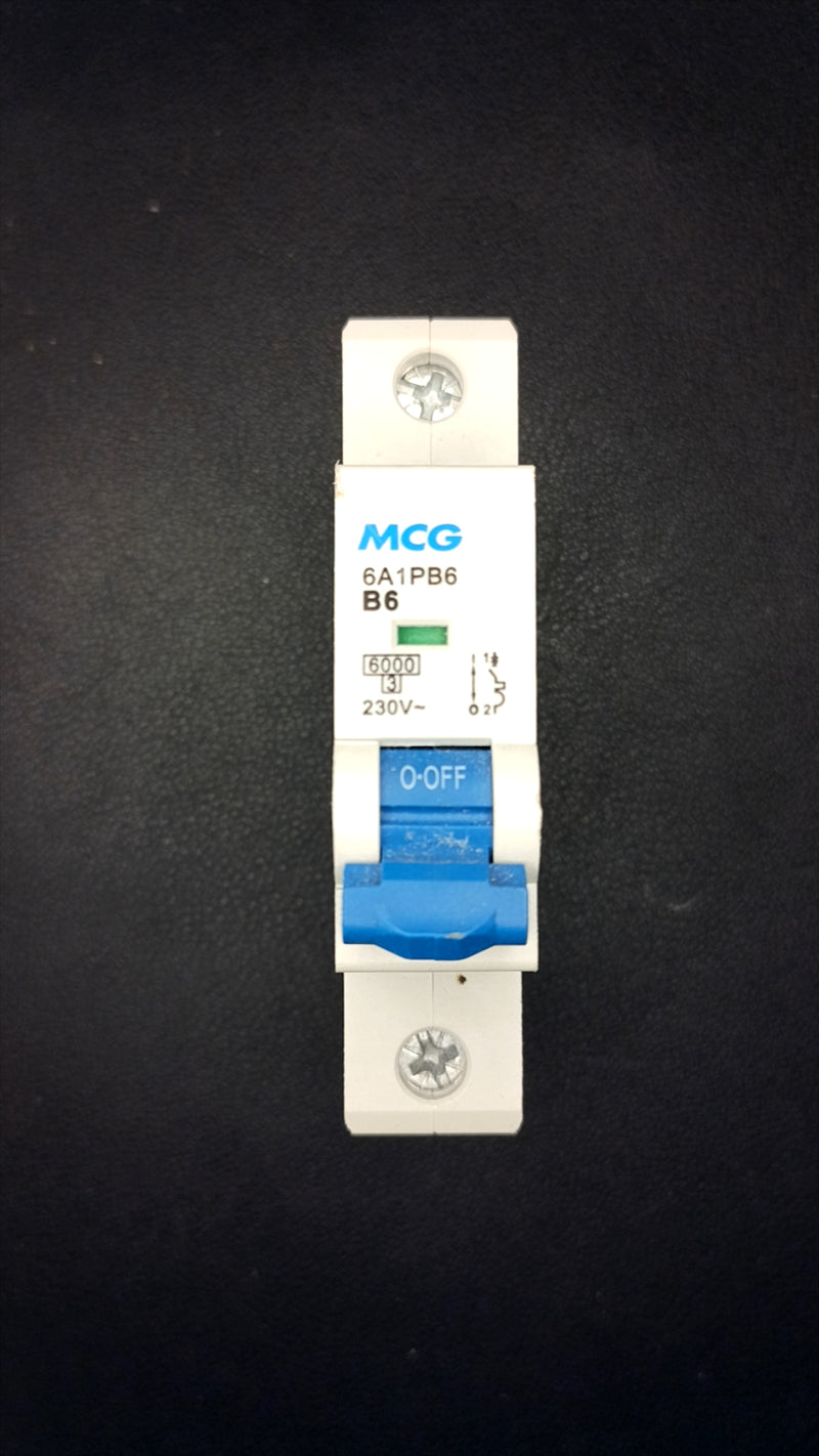 B6 MCG 6A1PB6 6A Circuit Breaker