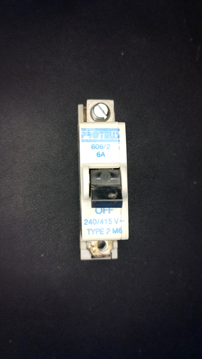 B6 Proteus 606/2 6A Circuit Breaker
