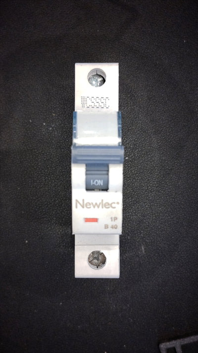 B40 Newlec 40A 1P Circuit Breaker