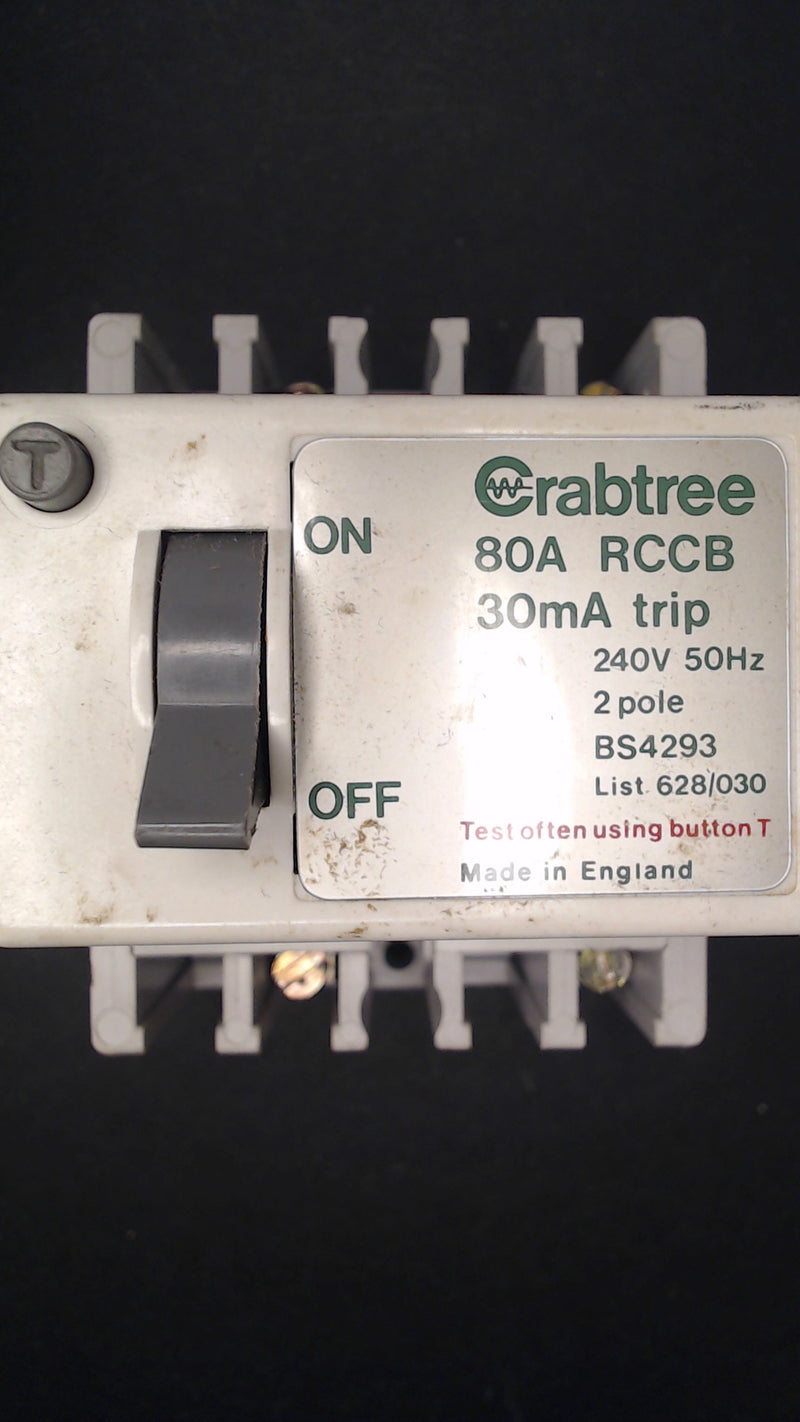 Crabtree 80A RCCB