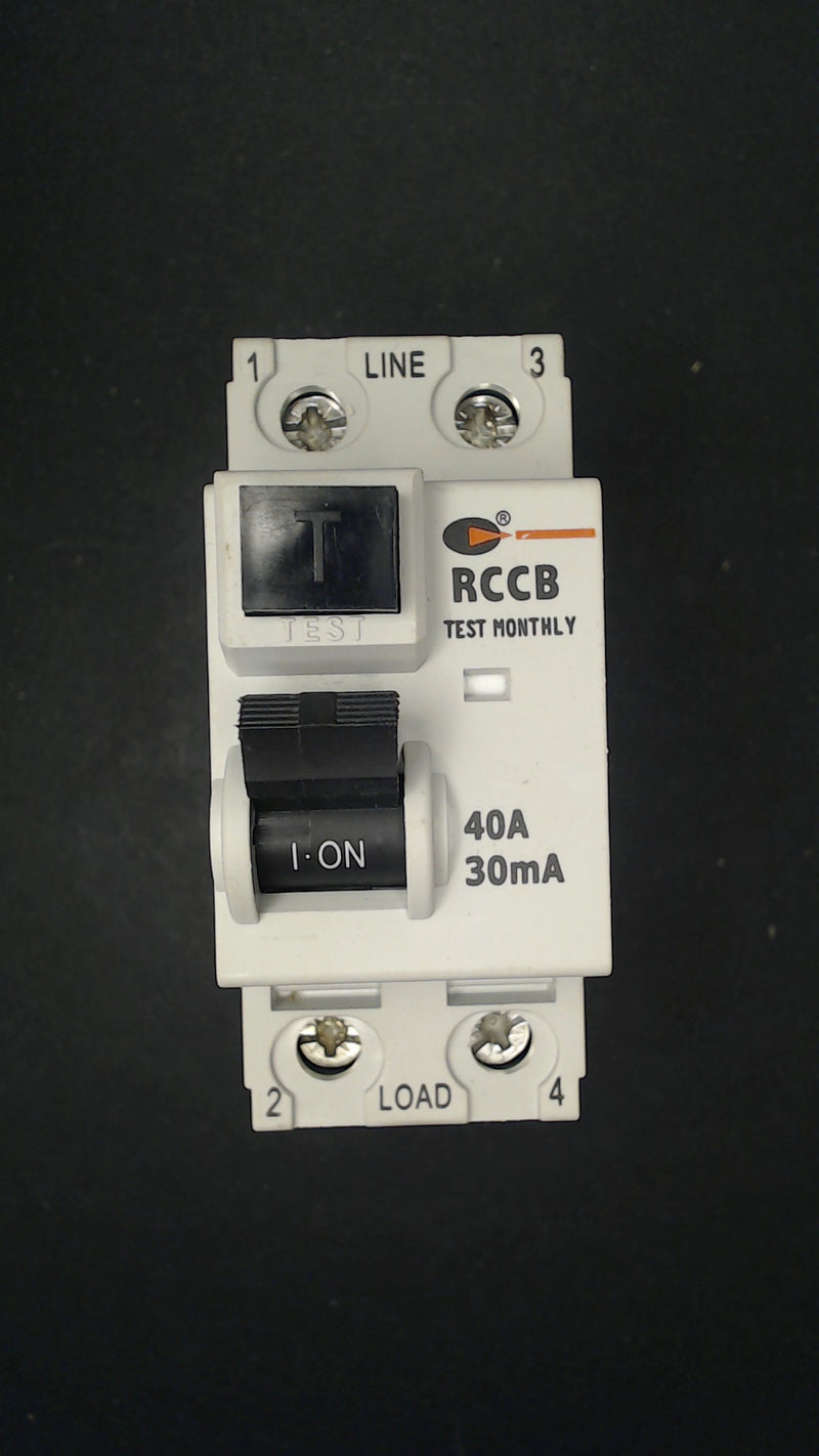 Control gear 40A RCCB