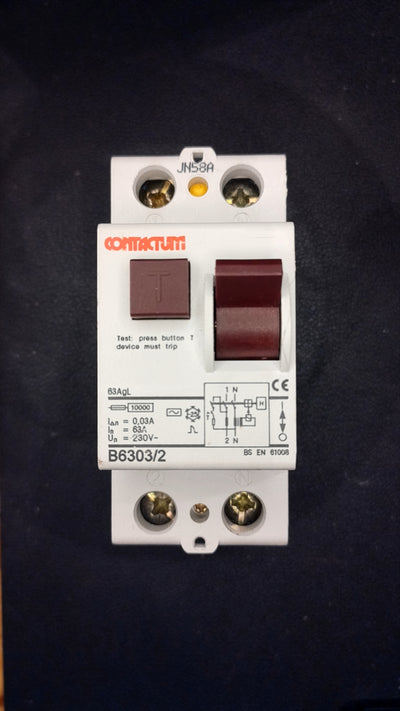 B63 Contactum B6303/2 63A Circuit Breaker