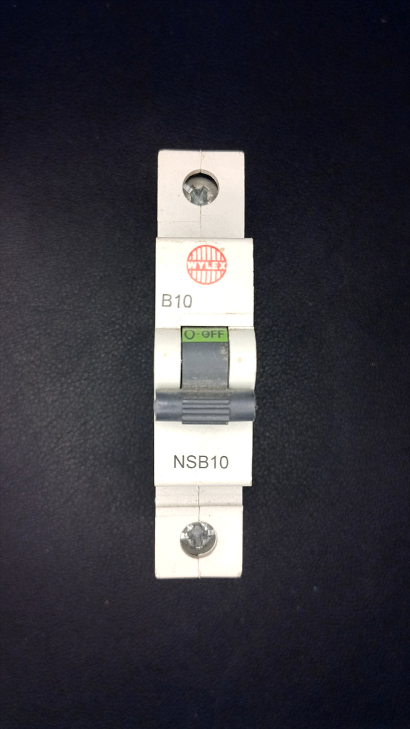 B10 Wylex NSB10 10A Series 2 MCB (Black Clip)