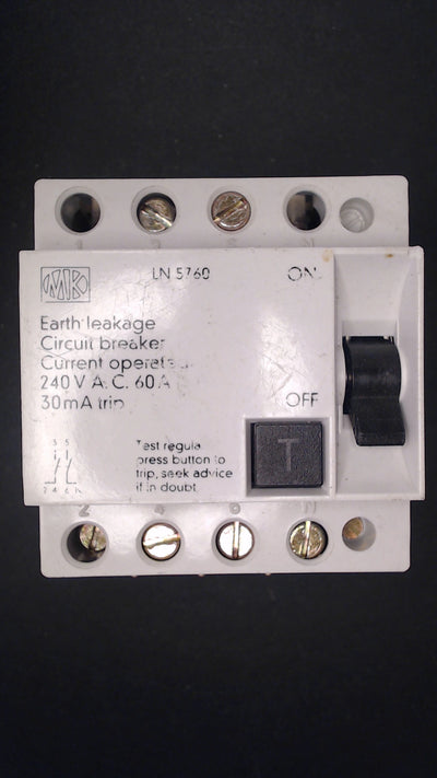 MK 5760 60A RCCB