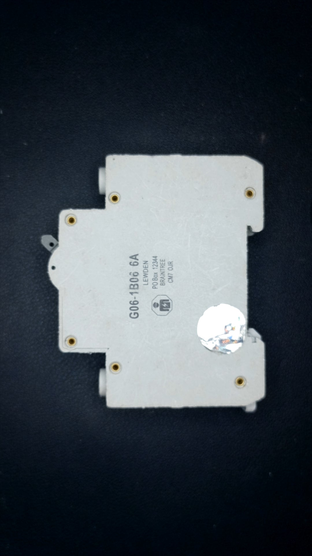 B6 Lewden 6A Circuit Breaker (1 Pole, 6000A Capacity)