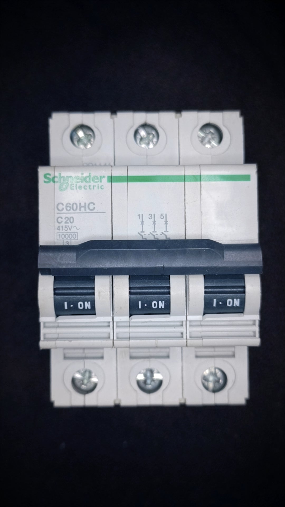 C20 Schneider Electric C60HC (3-Pole, 20A)