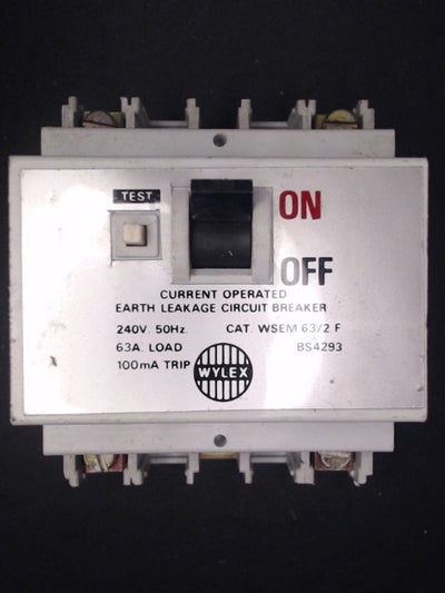 Wylex  63A RCD wsem63/2f