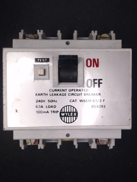 Wylex  63A RCD wsem63/2f