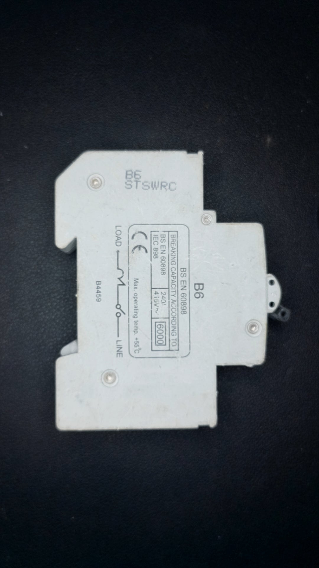 B6 Crabtree MCB B6 6M1B06 (6A, 1 Pole, 6000A Breaking Capacity)