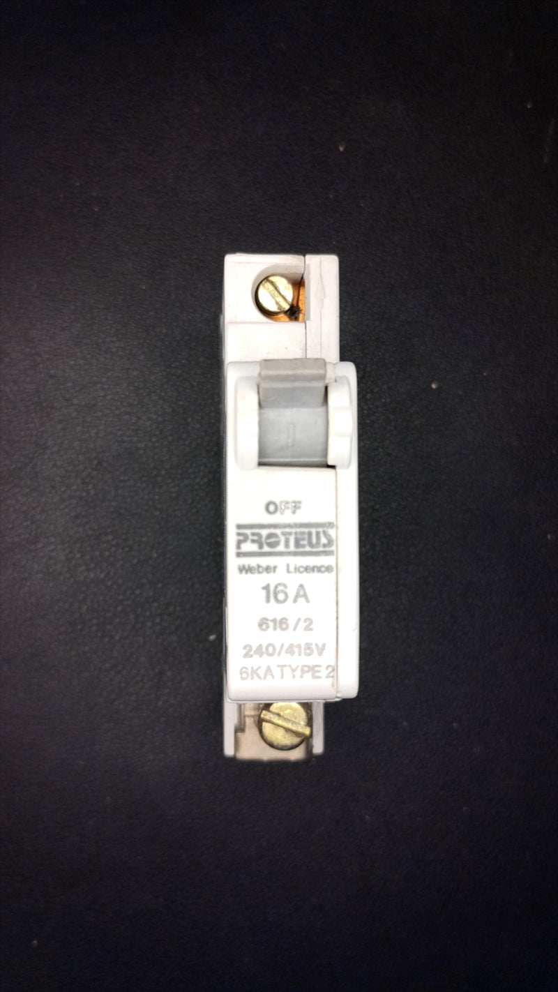 C16 Proteus 616/2 16A Circuit Breaker