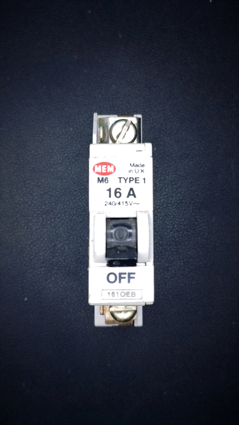 C16 MEM M6 16A Circuit Breaker (161qeb)