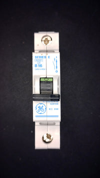 C16 GE Series E MCB 16 Amp (1 Pole, 6000A)