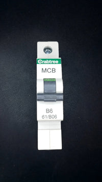 B6 Crabtree 61/B06 6A Series 3 MCB