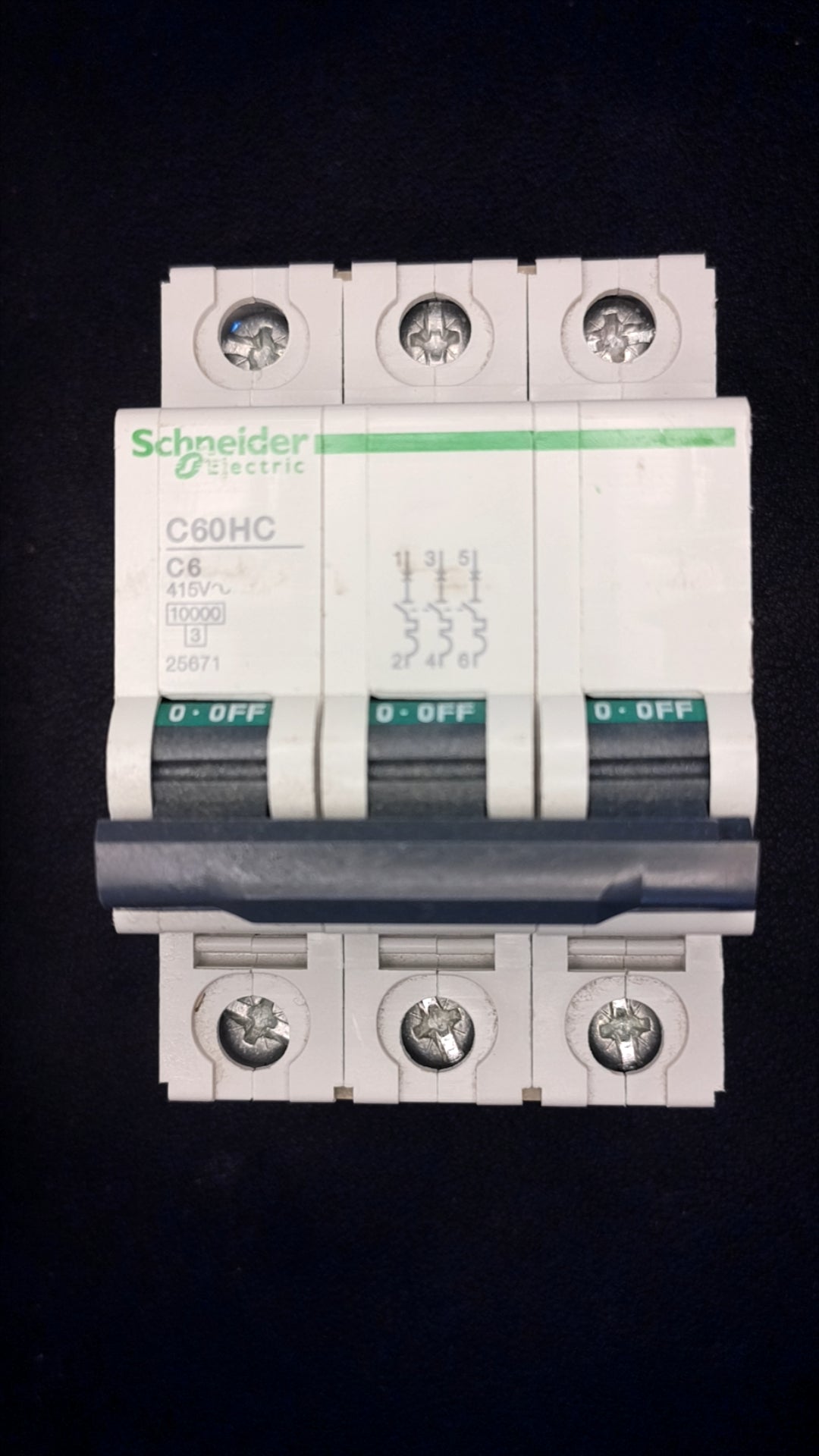 C6 Schneider Electric C60HC 6A 25671