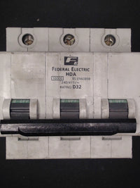 Federal Electric HDA3P32 32A MCB D32