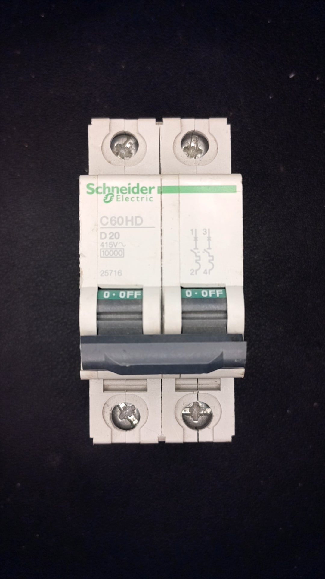 C20 Schneider Electric C60HD 20A
