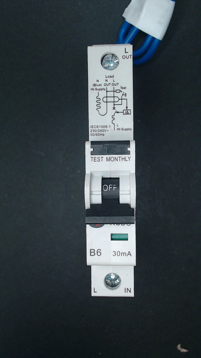 Control gear 6A RCBO