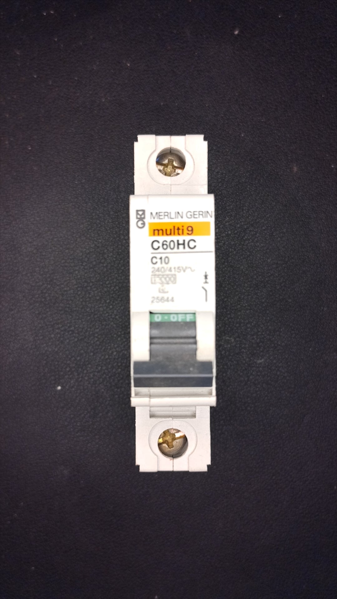 C10 Merlin Gerin C60HC 25844 10A MCB 1 Pole