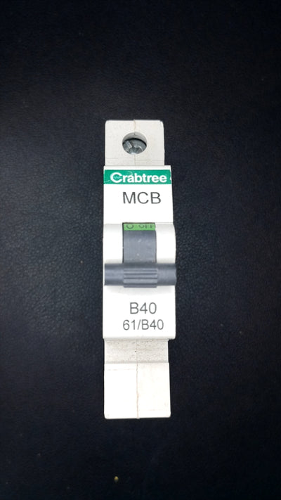 B40 Crabtree MCB 61/B40 Series 3 (40A, 1 Pole, 6000A)