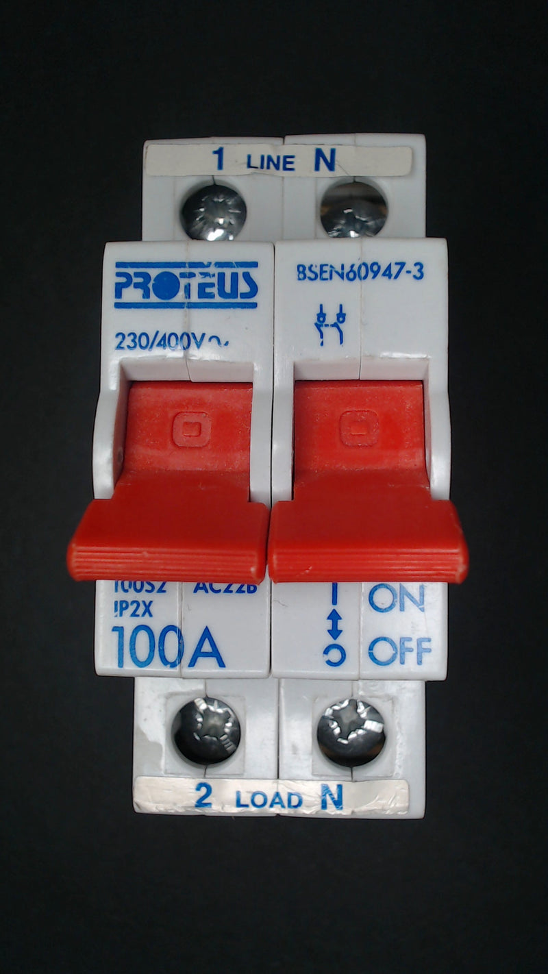 Proteus AC22B 100A Isolator