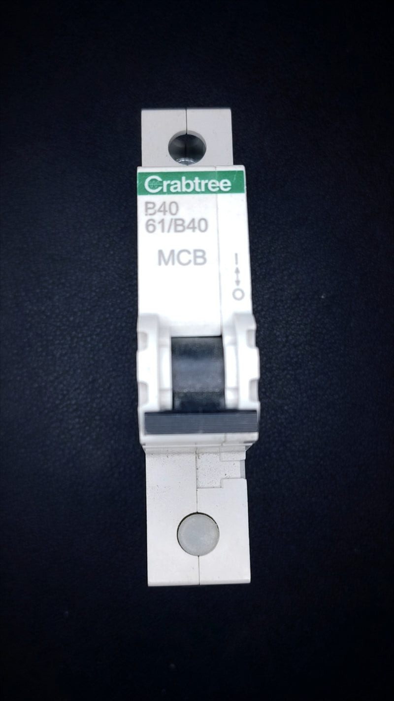 B40 Crabtree 61/B40 40A Series 4 Circuit Breaker