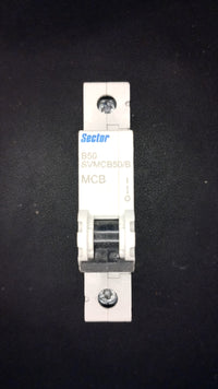 B50 Sector SVMCB50/B 50A Single Pole MCB